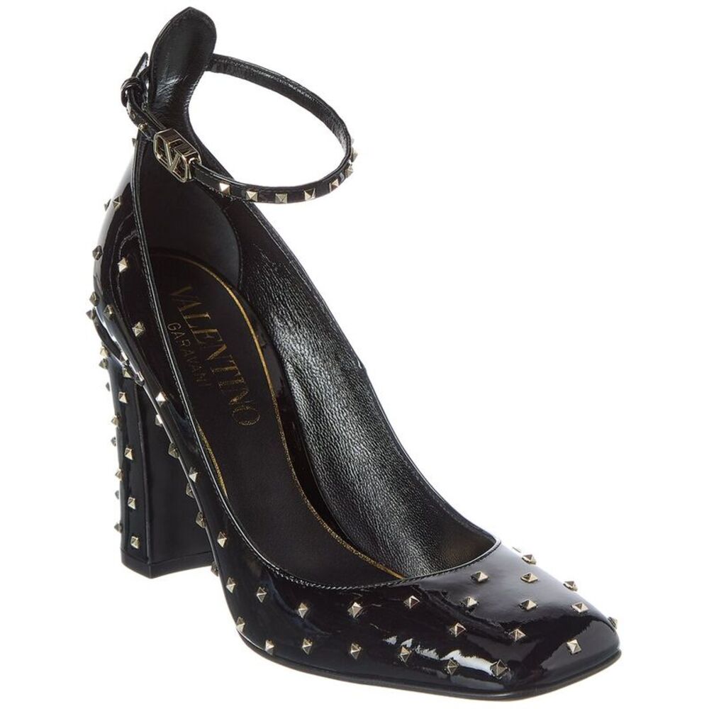 Valentino Vlogo Signature Patent Pump, Black